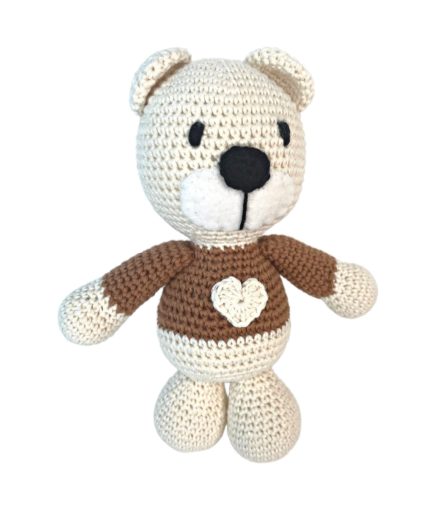 Brown Crochet Bear