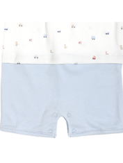 Baby Boy Car and Airplane Shorty Romper